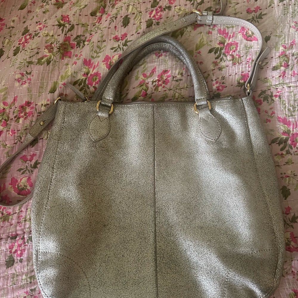 Vintage Old School J Crew gold purse handbag